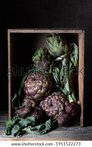 just a  picture of artichoke