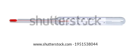 Thermometer for liquids on white background isolation Royalty-Free Stock Photo #1951538044