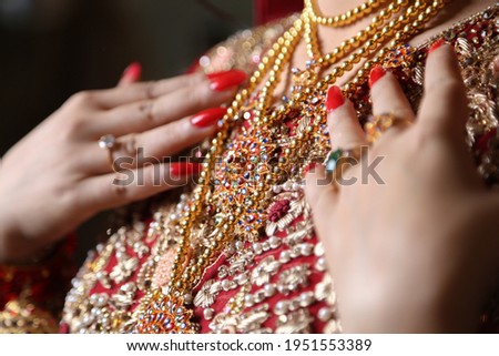 Indian Pakistani desi bride jewelry