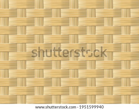 wicker background, seamless pattern - vector illustration Royalty-Free Stock Photo #1951599940