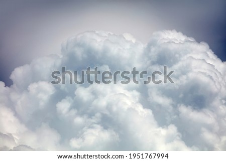 Clouds background. view from the height of the clouds.