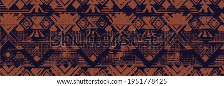 Paintbrush Aztec Background. Watercolor Ethnic Design. Kilim Rug Random Texture. Chevron Geometric Swimwear Pattern. Pastel Fun Rectangle Ikat Rapport. Ethnic Seamless Pattern. Royalty-Free Stock Photo #1951778425