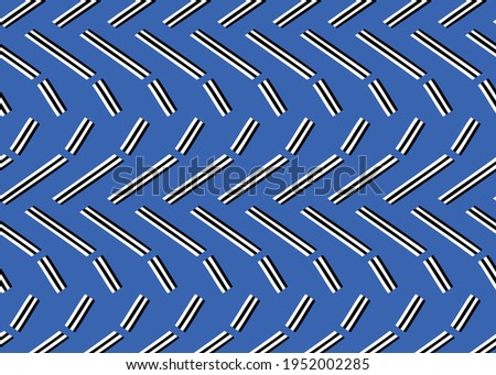 Vector texture background, seamless pattern. Hand drawn, blue, black and white colors.