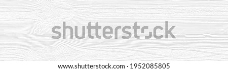 Cool white wooden board texture for backgrounds or design. Rustic plywood  wallpaper. Weathered pine grain wood template with horizontal lines. Vector EPS10.