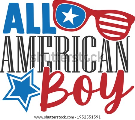 All American Boy - 4th of July design