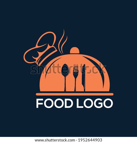 This is a restaurant logo design concept in vector format