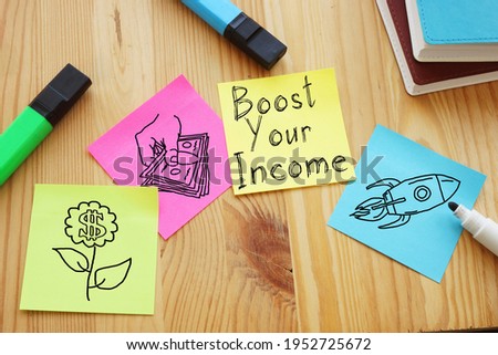 Boost Your Income is shown on a photo using the text