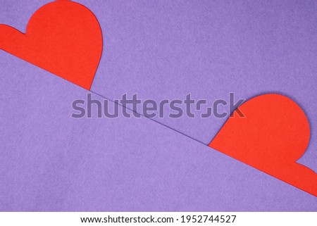heart shape on a paper background