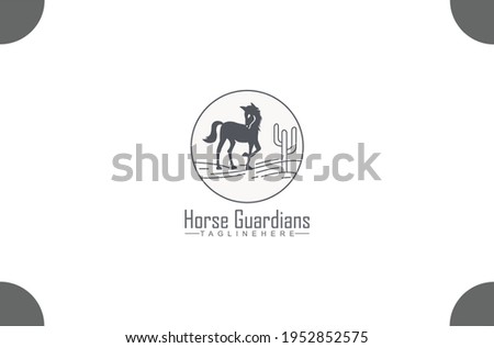 Horse logo and vector design