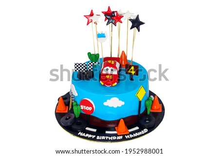 cars movie cake for boys