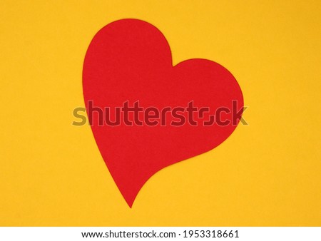 heart shape on a paper background