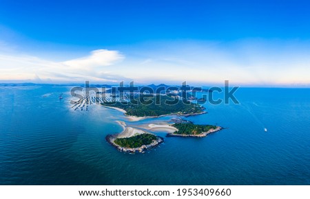 Mawei island at the southwest end of Hailing Island, Yangjiang City, Guangdong Province, China