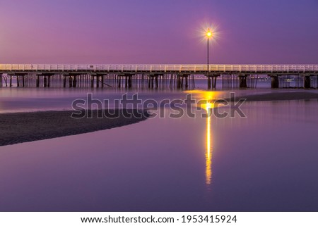 Shorncliffe pier at sun rise