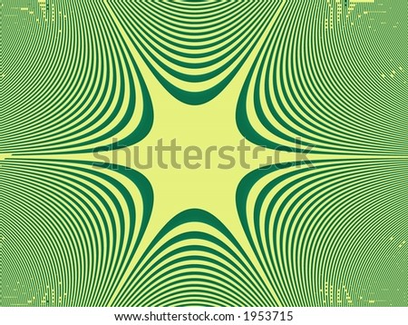 green star abstract