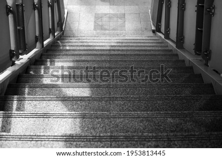 walkway stairs outdoor and background photo stock