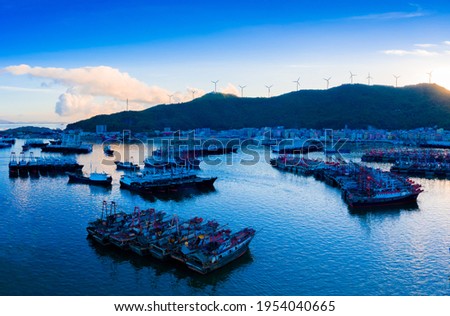 Zhapo National Central Fishing Port, Hailing Island, Yangjiang City, Guangdong Province, China