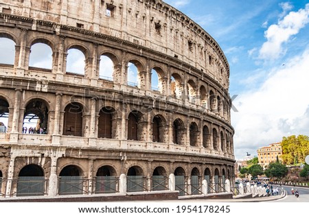 The Colosseum, a familiar symbol of Rome, Italy