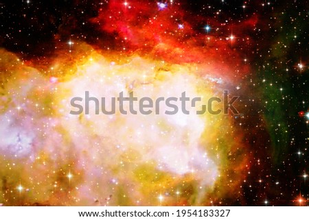Colorful starry outer space background. The elements of this image furnished by NASA.

