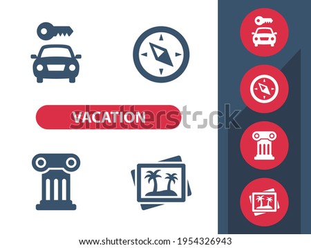 Vacation, Tourism, Travel Icons b. Professional, pixel perfect icons. EPS 10 format.
