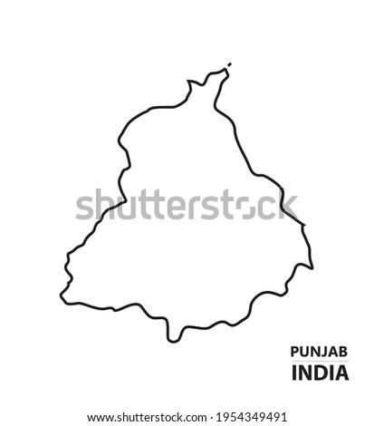 PUNJAB-OUTLINE Stock Vector Images - Avopix.com