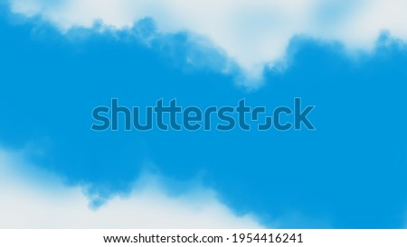 Abstract Background Blue Sky with Cloud. Royalty-Free Stock Photo #1954416241