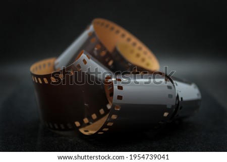 Roll of photographic film for developing analog photographs
