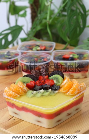 Homemade pudding. A dish suitable for closing a meal or for an appetizer when breaking the fast