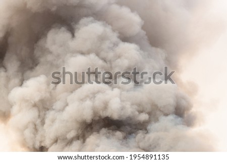 big black smoke cloud background