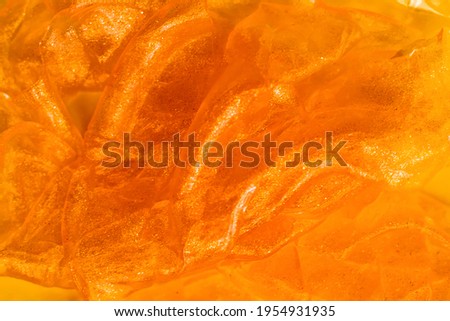 orange glitter texture. abstract background with waves