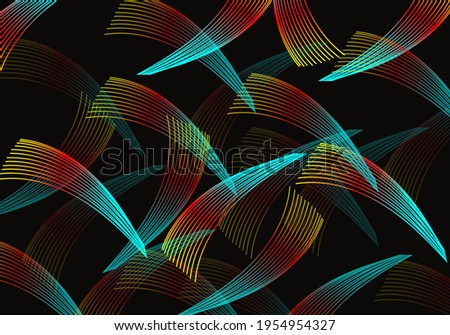 Red blue yellow vector bright texture. New colored illustration in blur style with gradient. Blurred design for your web site.