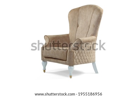 armchair Isolated on White Background