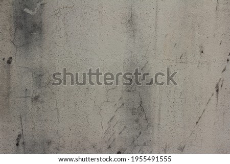 Texture of old-stained concrete wall,taken on front view.