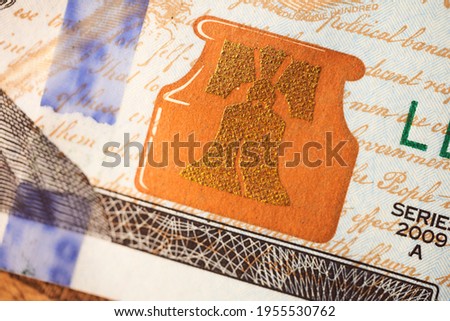 Hundred dollar bill close up. Beautiful original cash flow. One hundred bucks as a background on a long banner in high resolution. High quality photo