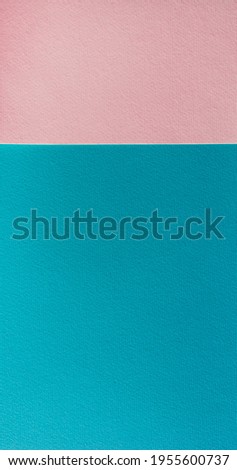 Paper in two colors. Texture backdrop. Concept of contrast and minimalism.