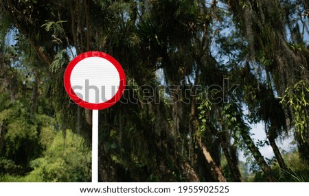 traffic sign for information and road signaling 