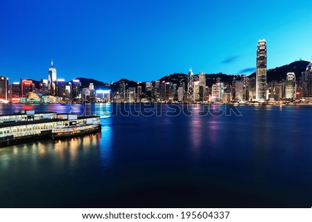 Hong Kong victoria harbour