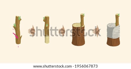 How to Graft Trees, How to Transplant Trees Royalty-Free Stock Photo #1956067873