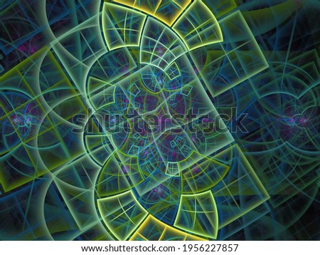 beautiful abstract fractal background for your design