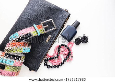 women's accessories. women's handbag, watches and jewelry 