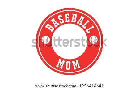 Baseball Mom, Baseball and Coffee Lover Mom - Mother's day Vector and Clip Art
