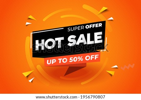 Hot sale price offer deal vector labels templates Royalty-Free Stock Photo #1956790807