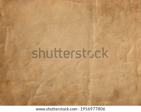 Brown vintage paper texture. Old background. Grunge wallpaper. Rustic style