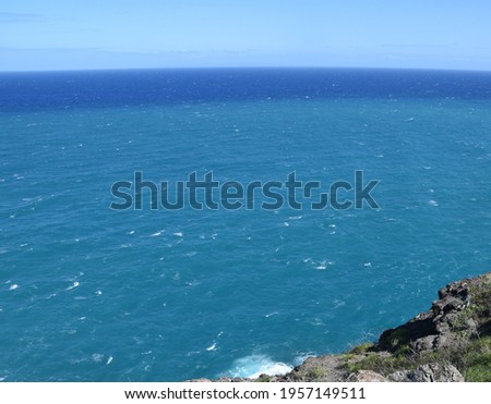 Oahu, Hawaii gorgeous seas where the aqua blue waters meet the royal blue waters where they meet the sky blue skies