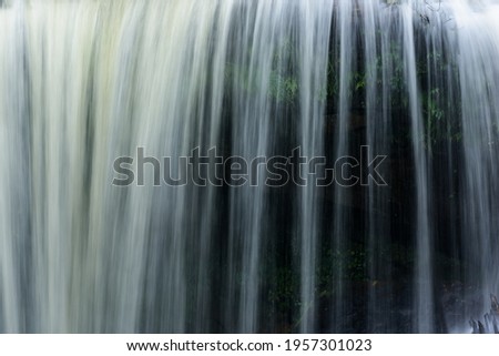 Closeup beautiful  waterfall for background