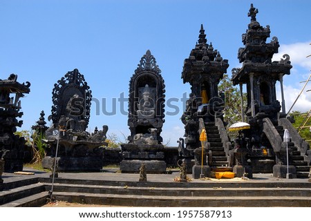 A picture of a hindu temple in Bali island