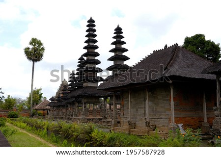 A picture of a hindu temple in Bali island