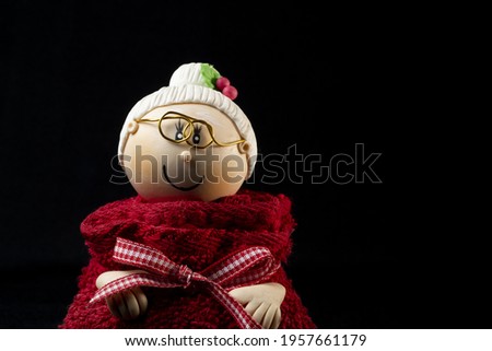 A Mrs  Claus, the picture for Christmas