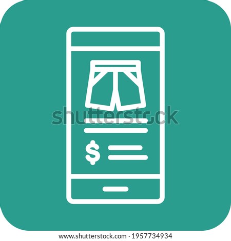 Digital, ecommerce, shopping, product icon vector image. Can also be used for information technology. Suitable for use on web apps, mobile apps and print media.