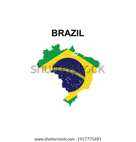 maps of Brazil icon vector sign symbol
