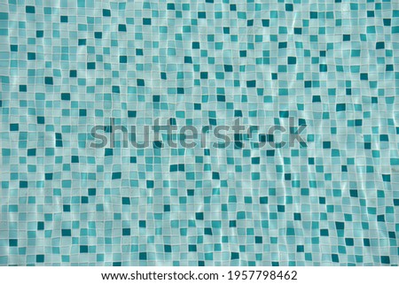 Scenery background of the pattern layer in swimming pool feeling